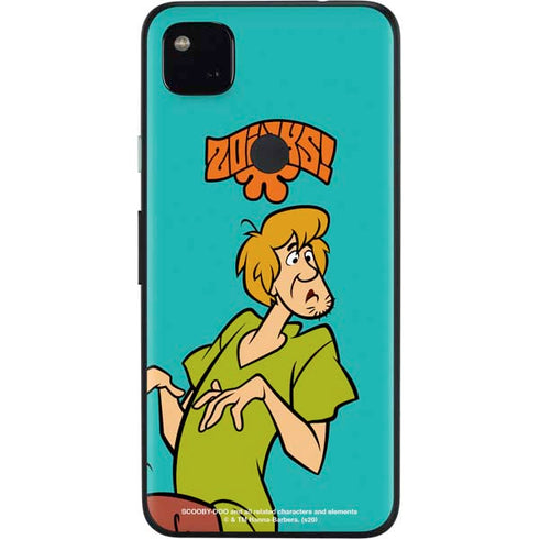 Scooby Doo Shaggy Google Pixel 4a Skin